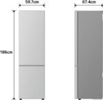 LG GBBS312CPY - 333L Koel-vriescombinatie Zilver Energieklasse C - Afbeelding 6