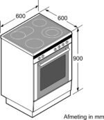 Bosch HLN39A050U - Serie 4 - Fornuis - Vrijstaande Inductieformuis - 3D Hetelucht: gelijkmatige luchtverdeling - RVS - Afbeelding 6