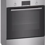 Bosch HLN39A050U - Serie 4 - Fornuis - Vrijstaande Inductieformuis - 3D Hetelucht: gelijkmatige luchtverdeling - RVS