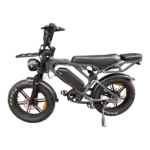 Fatbike V20 PRO – E-Fatbike incl. Voorslot + Achterzitje + Voorrek – Donker Grijs - Afbeelding 2