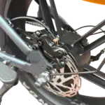 Fatbike V20 PRO – E-Fatbike incl. Voorslot + Achterzitje + Voorrek – Donker Grijs - Afbeelding 17