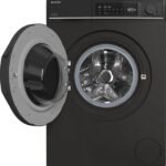 Sharp ESNFB714BBNA wasmachine 7kg-1400 toeren- mat zwart steamwash - Afbeelding 8