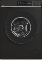 Sharp ESNFB714BBNA wasmachine 7kg-1400 toeren- mat zwart steamwash