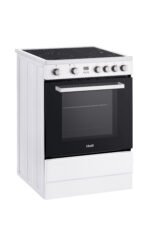 Fitelli FI6001W Inductie Fornuis Vrijstaand 60 cm – Boosterfunctie – met Heteluchtoven –  WIT-2 fase