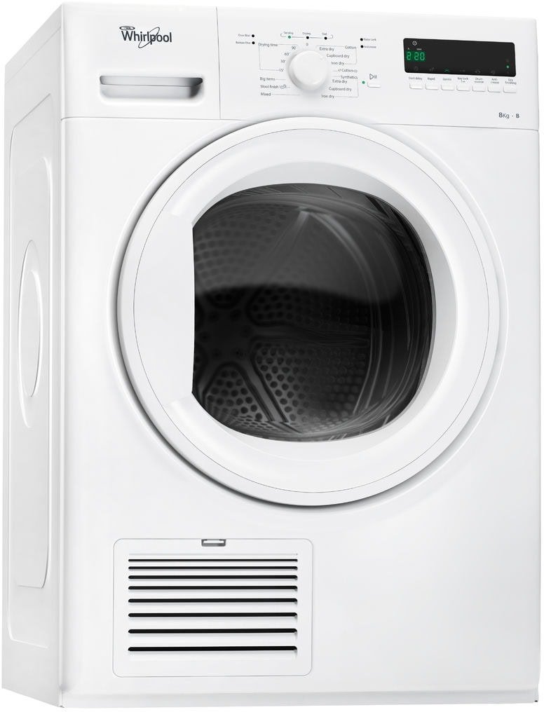 whirlpool-ddlx-80110 Whirlpool DDLX 80110 - Condensdroger (8 kg) - Afbeelding 1