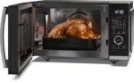Sharp YCQC254AEB Flatbed Combi-Magnetron – 25L – 900W – Grill & Hetelucht – Zwart - Afbeelding 3