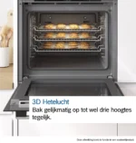 Bosch HBA514BS3 Inbouwoven 60 cm RVS – Serie 4 - Afbeelding 3