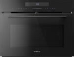 Inventum IMC4535GT - Inbouw combi-oven - Hetelucht - Magnetron - Grill - 50 liter - 45 cm hoog - Tot 250 graden - Zwart