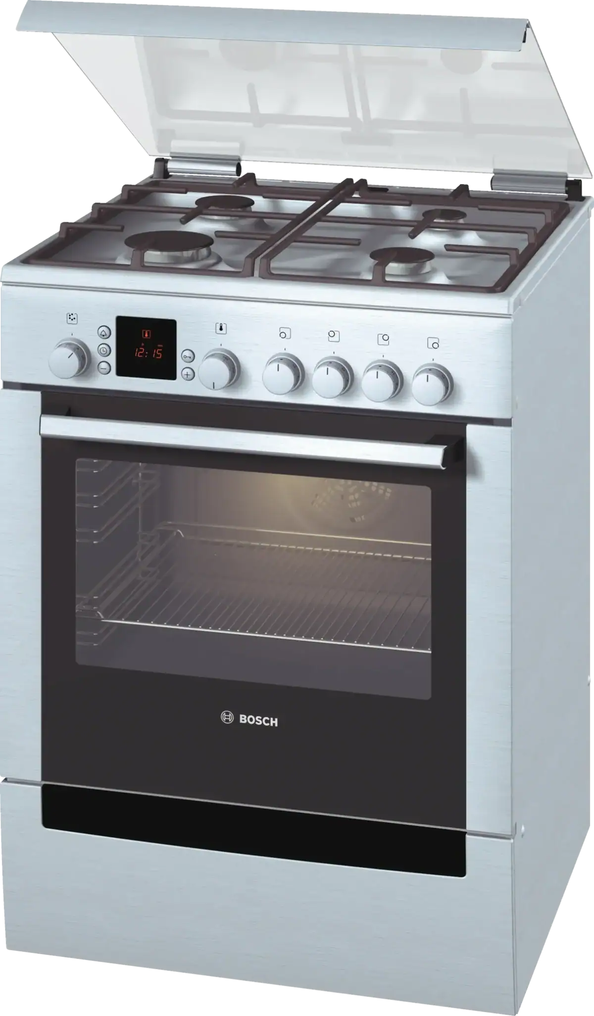 MCSA024925_HSV744055N_def Bosch HSV744055N Gasfornuis - RVS - Afbeelding 1