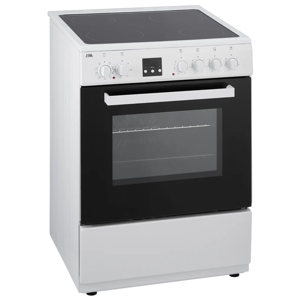 12.png ETNA FKV761WIT Vrijstaand Keramisch Fornuis met Elektrische Oven Wit - Afbeelding 1