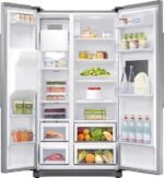 Gebruikte Samsung RS50N3903SA/EF - Amerikaanse koelkast - Zilver met ijsdispencer en mini bar - Afbeelding 5