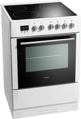 800x800-3 PELGRIM PF6039WITAB Elektrisch Fornuis Keramisch Wit 60cm - Afbeelding 1