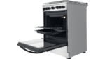 Indesit IS67G4PHX/E Vrijstaande gasfornuis grijs, roestvrij staal A - Afbeelding 4