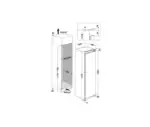 Outlet!! Whirlpool AFB 18402 - Inbouw Vriezer  – No Frost – Wit 177cm - Afbeelding 3