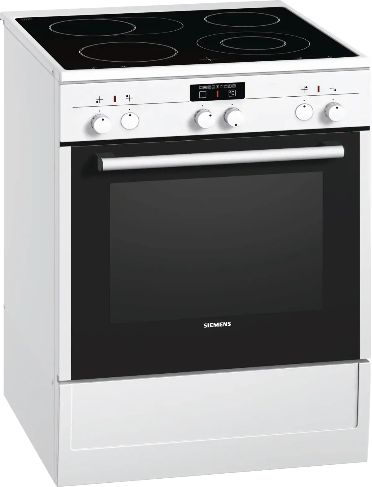 MCSA043965_HC724220_def Siemens HC724220 Vrijstaand Elektrisch Fornuis Wit 60cm - Afbeelding 1