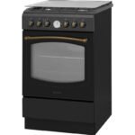 Indesit IS5G8MHA/E gasfornuis, vrijstaand, elektrisch, gas, zwart antraciet 50cm breed - Afbeelding 2