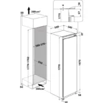 Hotpoint HS 18012 UK -  Inbouw koelkast zonder vriesgedeelte 177cm hoog - Afbeelding 2
