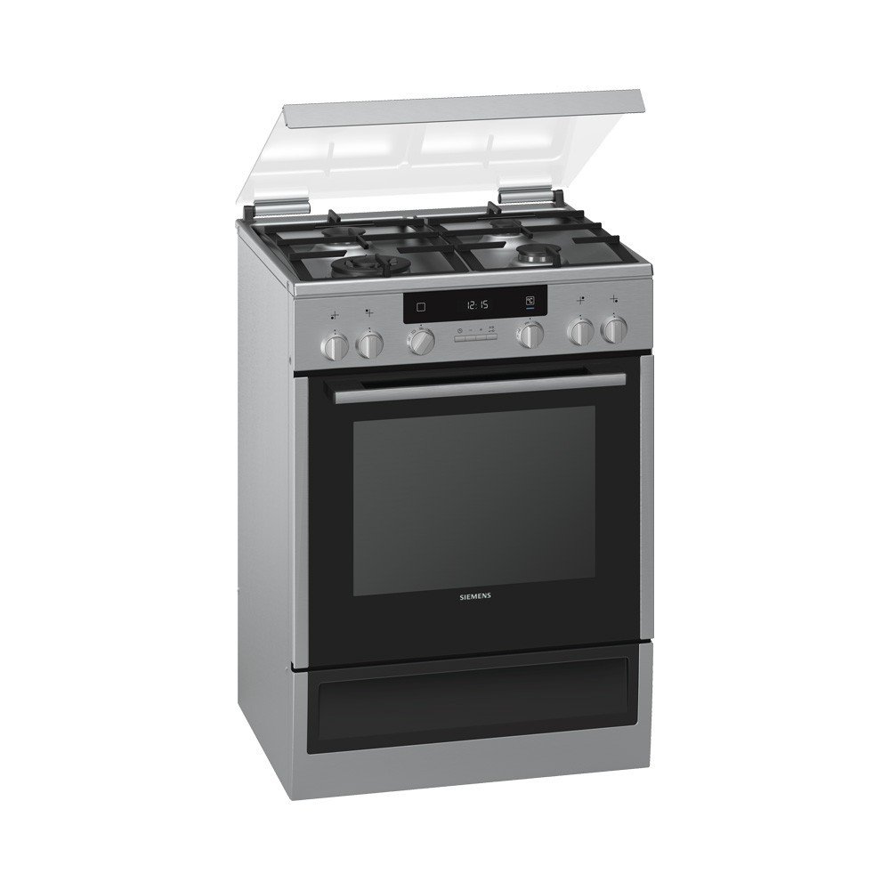 siemens-hx74w535n-gasfornuis-budgetplan-keukens-i_1 Siemens HX74W535N Vrijstaand Gasfornuis met Elektrische Oven RVS - Afbeelding 1