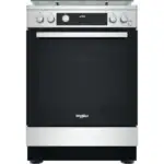 Whirlpool WS67G1CMX/MEA Vrijstaande gasfornuis grijs, roestvrij staal A