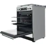 Whirlpool WS67G1CMX/MEA Vrijstaande gasfornuis grijs, roestvrij staal A - Afbeelding 3