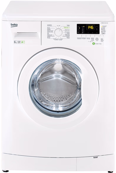 471169 Beko wasmachine WMB61432MU 6 kg 1400 toeren - Afbeelding 1