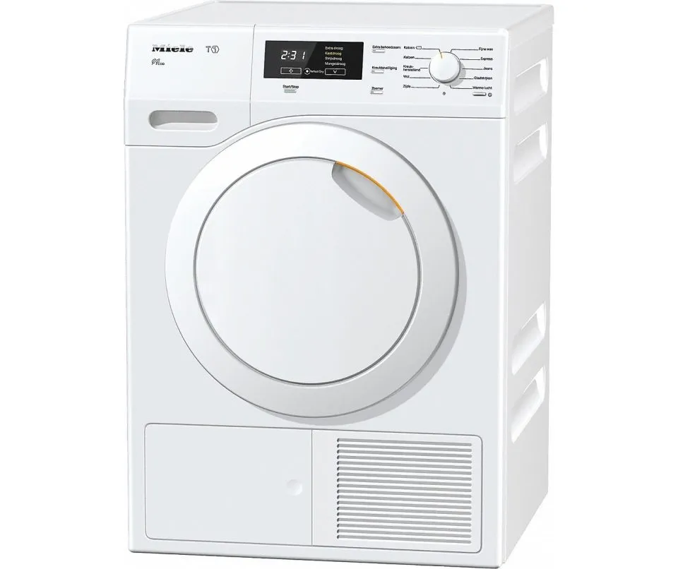 Miele-TKB_550_WP_3.jpg Miele TKB 550 WP Eco Warmtepompdroger 8 kg A++ PerfectDry Wit - Afbeelding 1