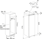 Franke FSDF 330 NFNEE - inbouw vriezer  178 nismaat - wit - Afbeelding 2