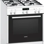 Siemens HR423210N Vrijstaande Gasfornuis met Elektrische Oven Wit