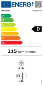 Inventum VK1422W energielabel